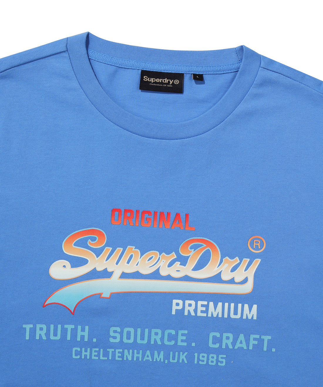 1985 Gradient Vintage Logo T-Shirt - Blue
