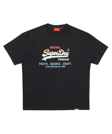 1985 Gradient Vintage Logo T-Shirt - Black