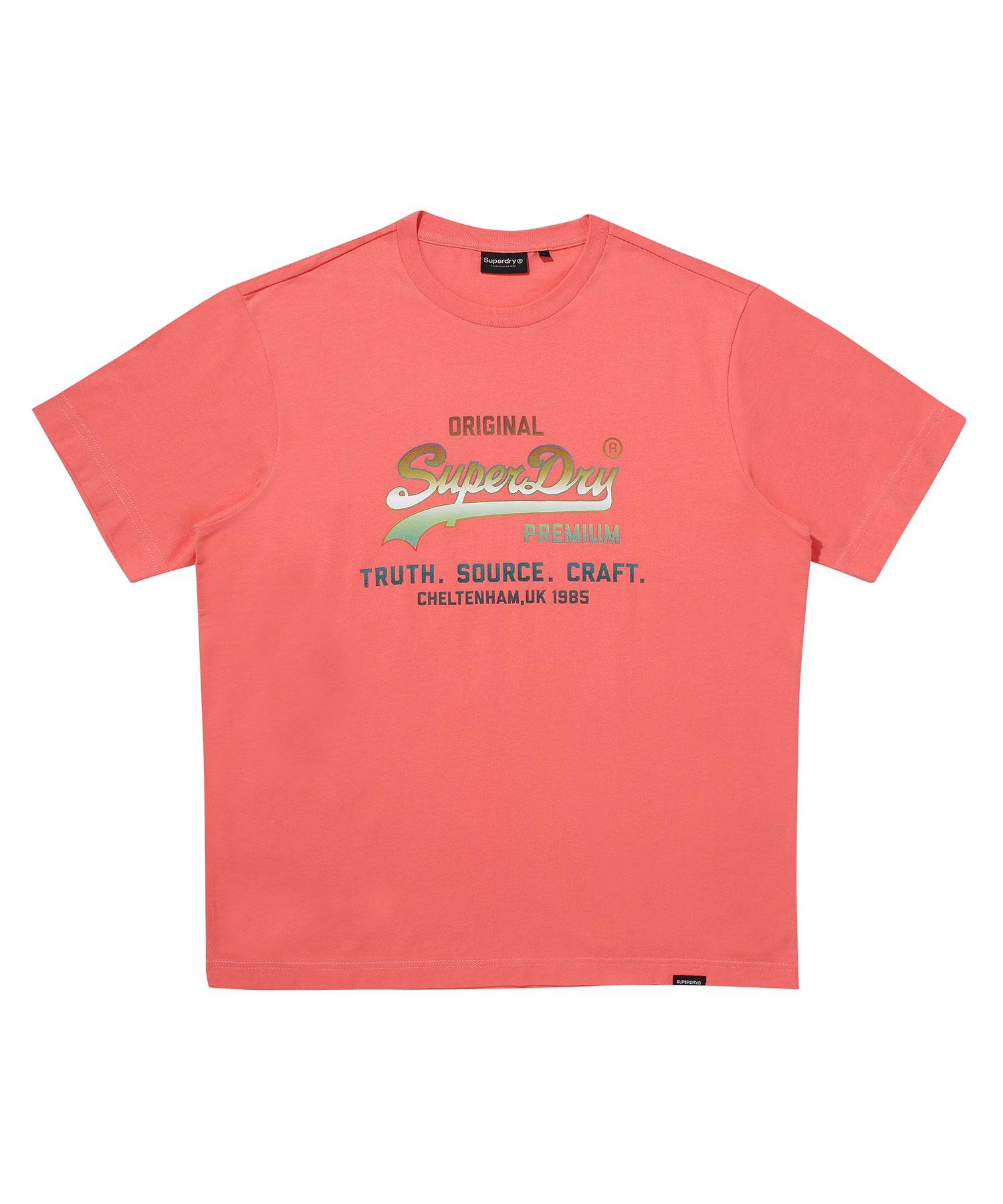 1985 Gradient Vintage Logo T-Shirt - Coral