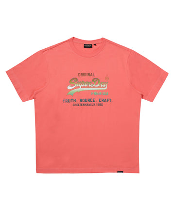 1985 Gradient Vintage Logo T-Shirt - Coral