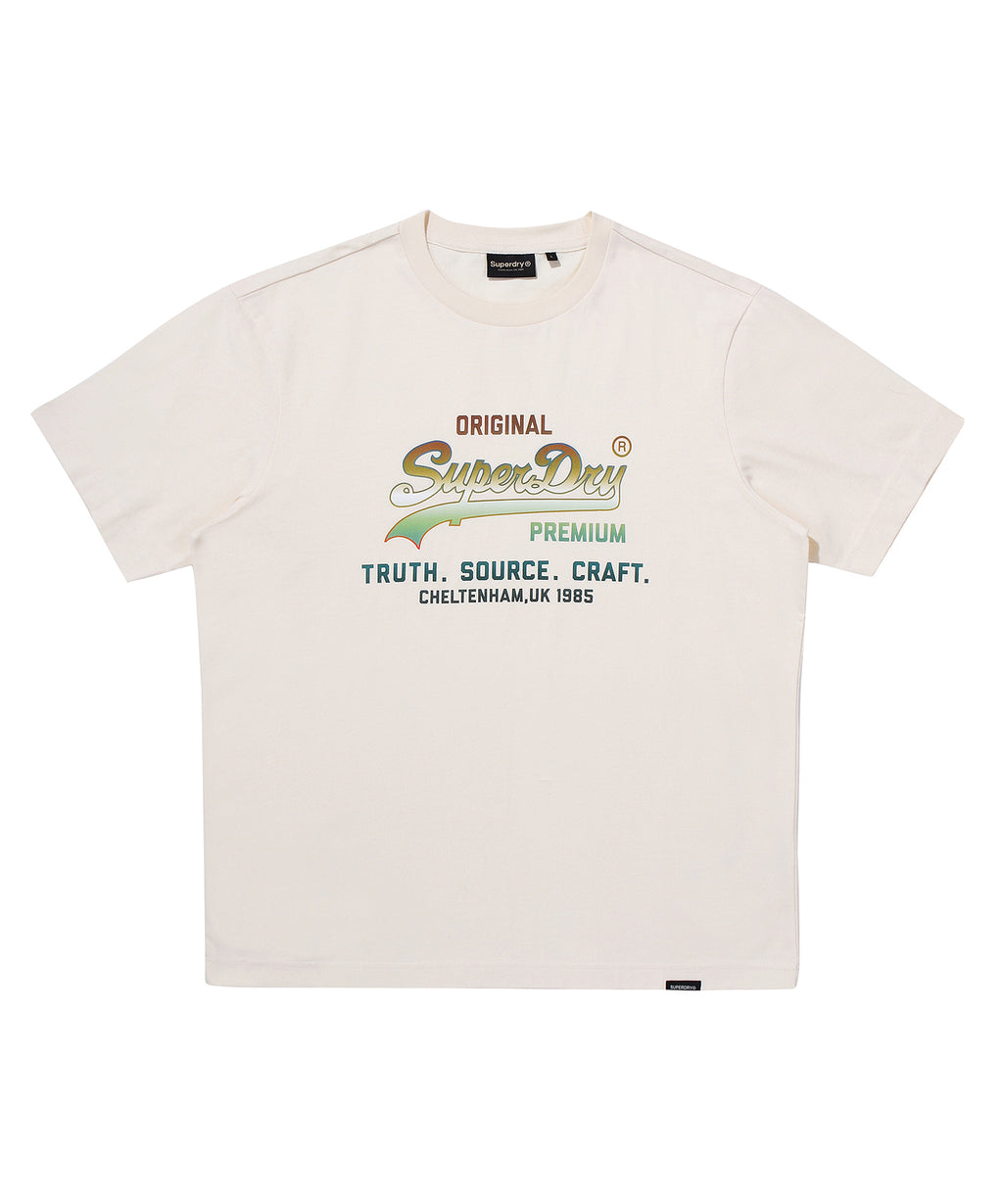 1985 Gradient Vintage Logo T-Shirt - Cream