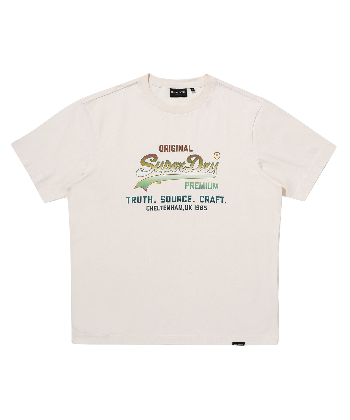 1985 Gradient Vintage Logo T-Shirt - Cream