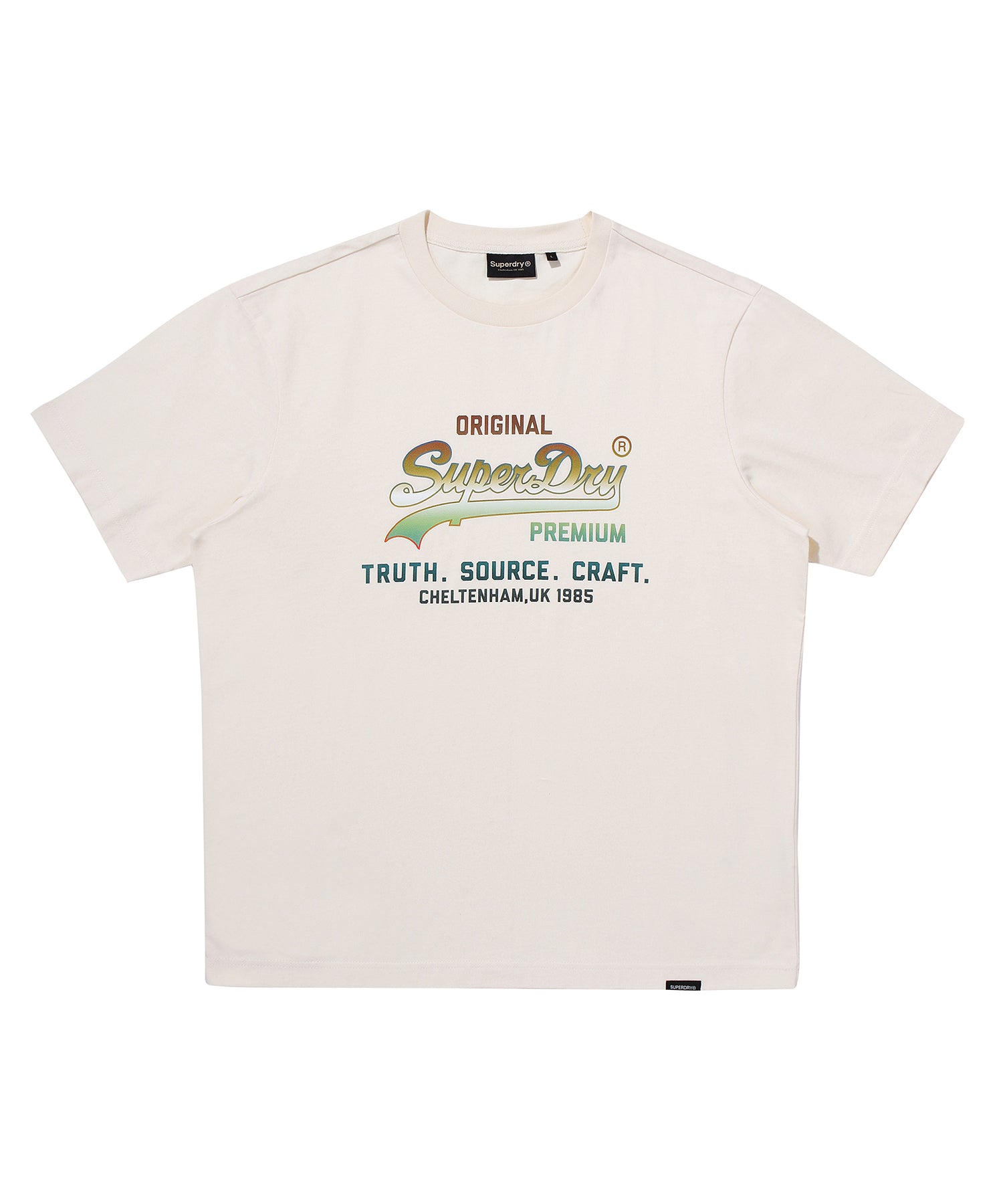 1985 Gradient Vintage Logo T-Shirt - Cream