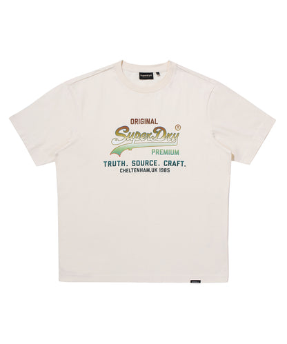 1985 Gradient Vintage Logo T-Shirt - Cream
