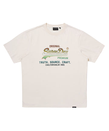 1985 Gradient Vintage Logo T-Shirt - Cream