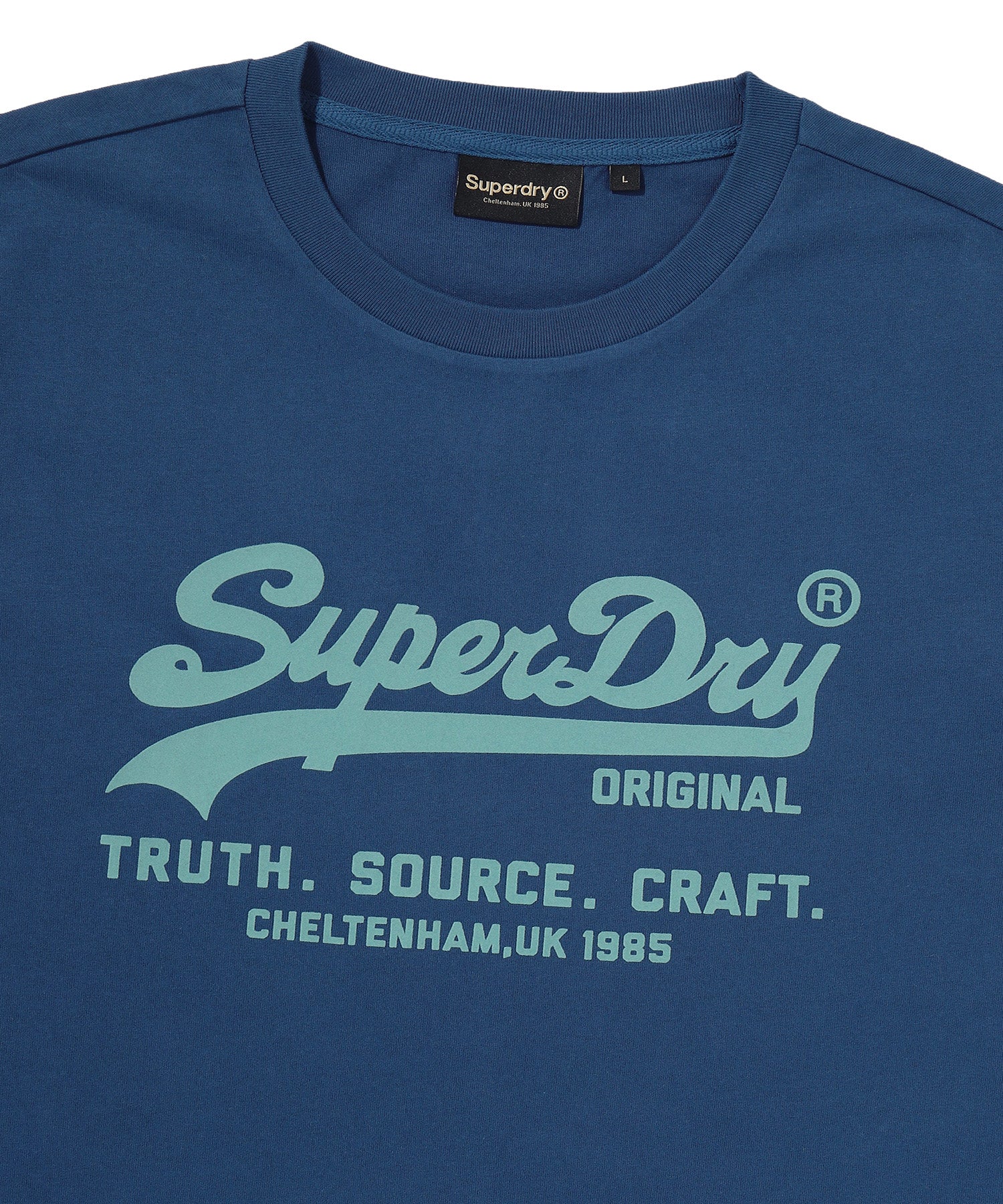 Vintage Logo T-Shirt - D/Blue