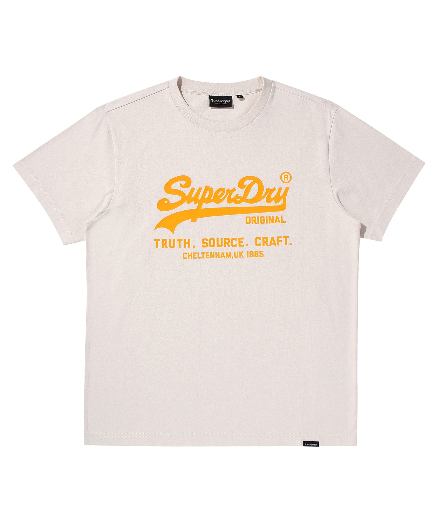 Vintage Logo T-Shirt - L/Beige