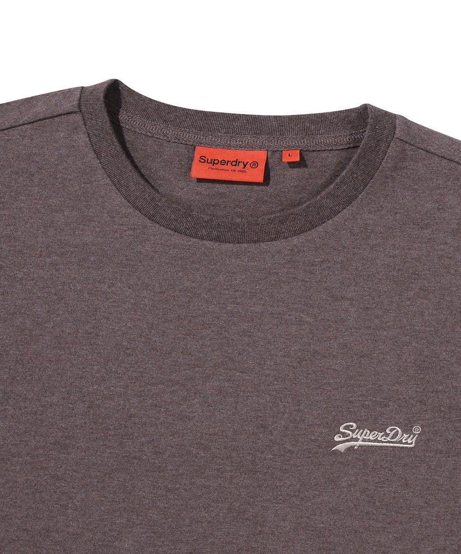 Small Vintage Logo Emb T-Shirt - L/Brown