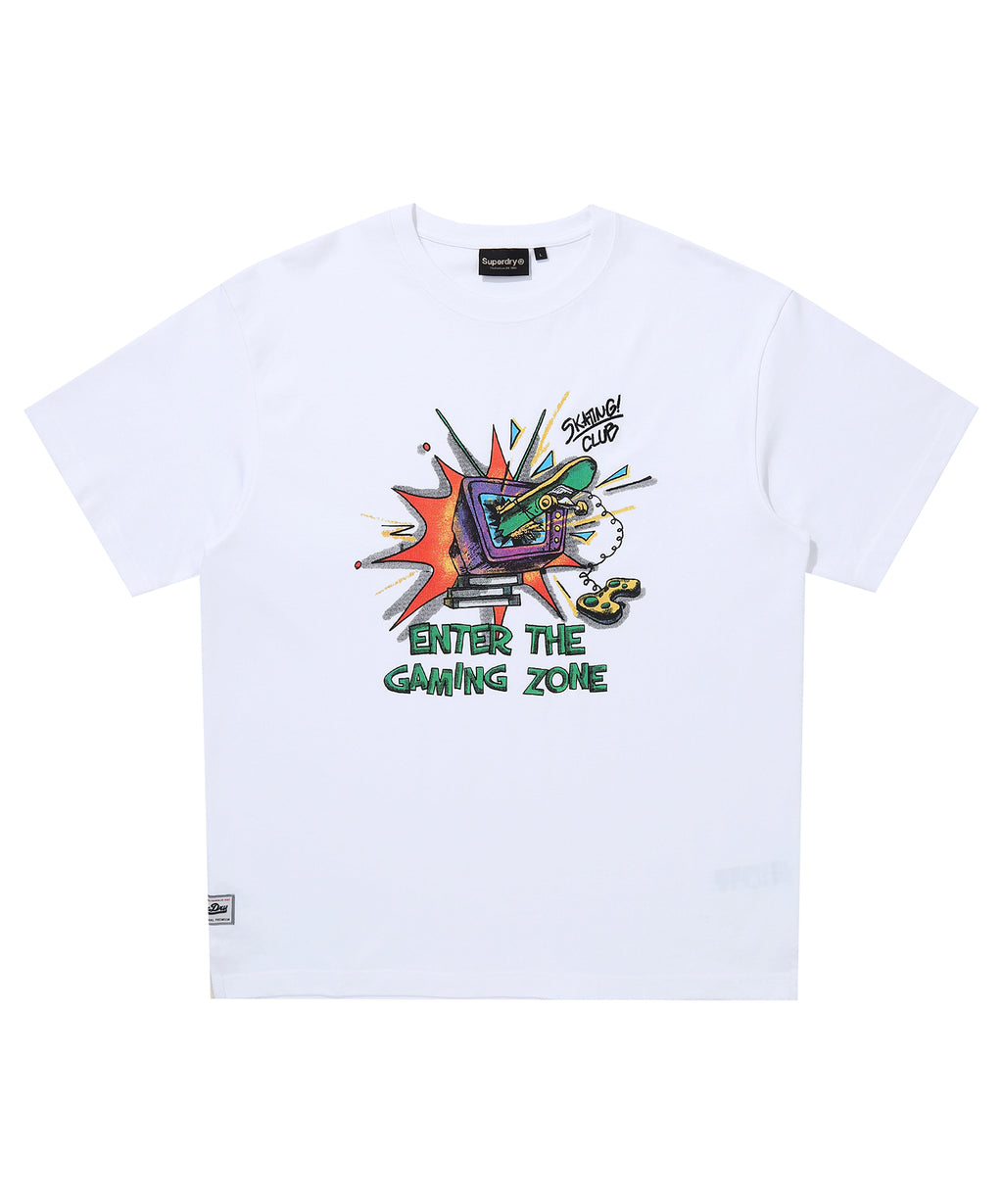Retro Game T-Shirt - White