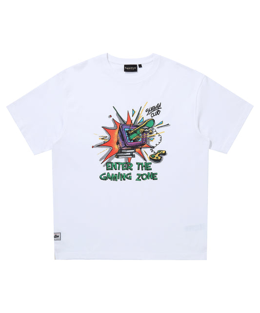 Retro Game T-Shirt - White