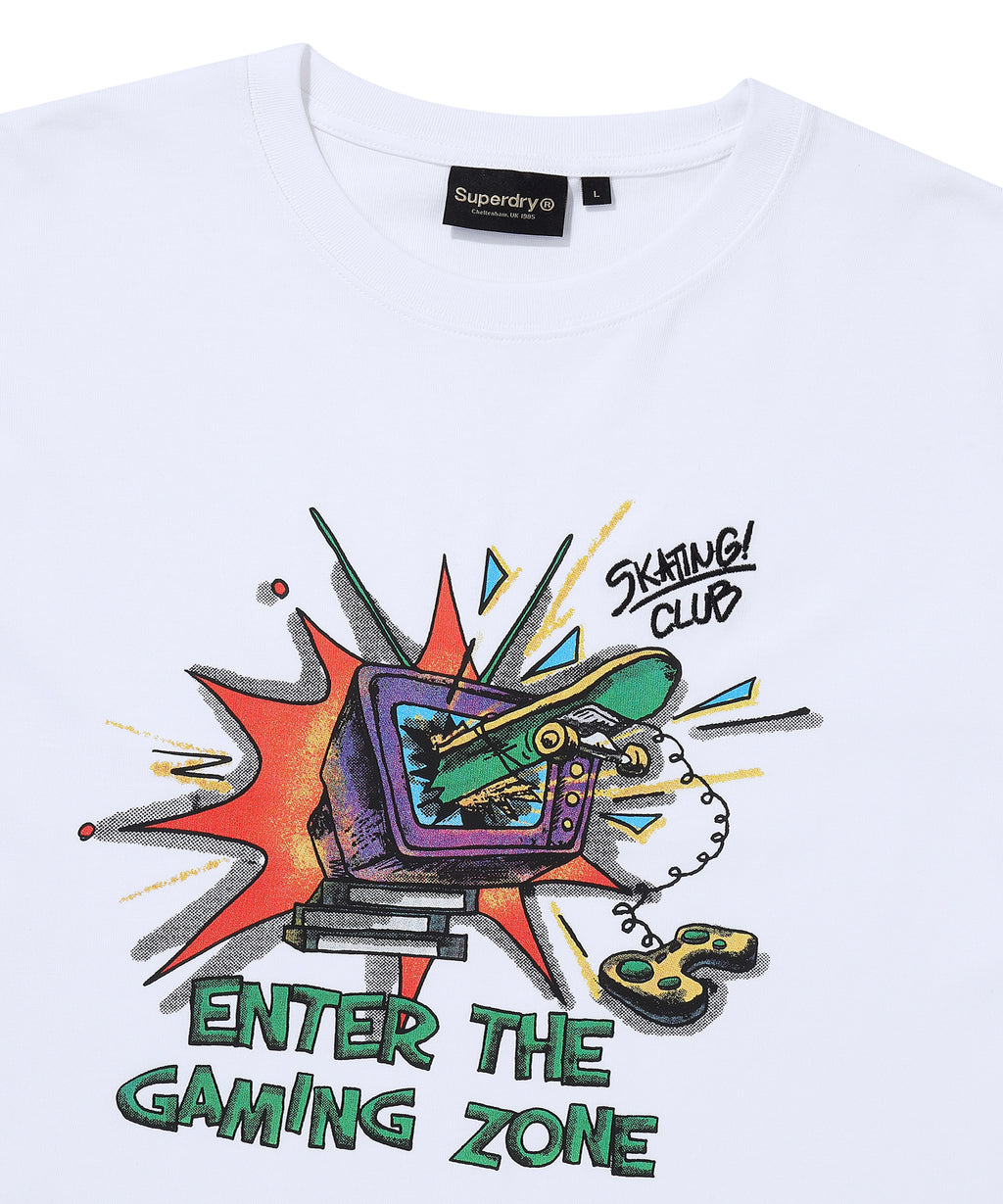 Retro Game T-Shirt - White