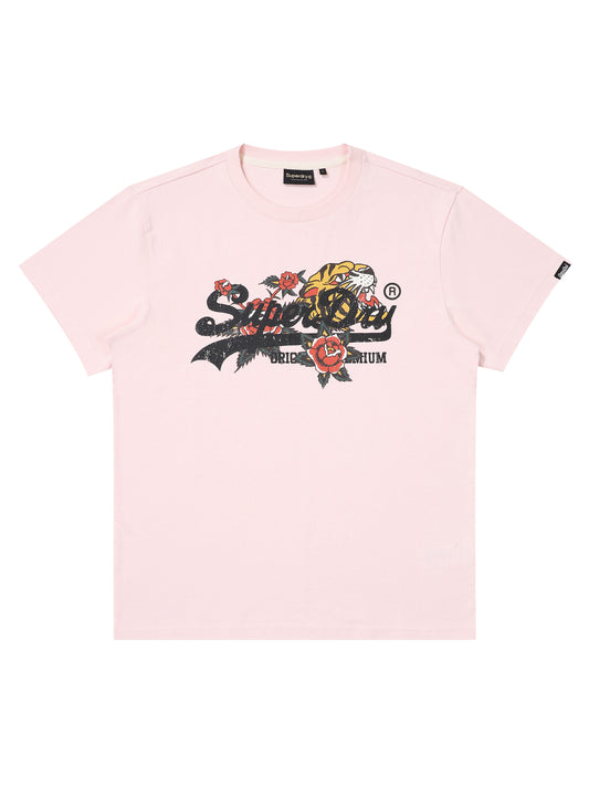 Tiger T-Shirt - L/Pink