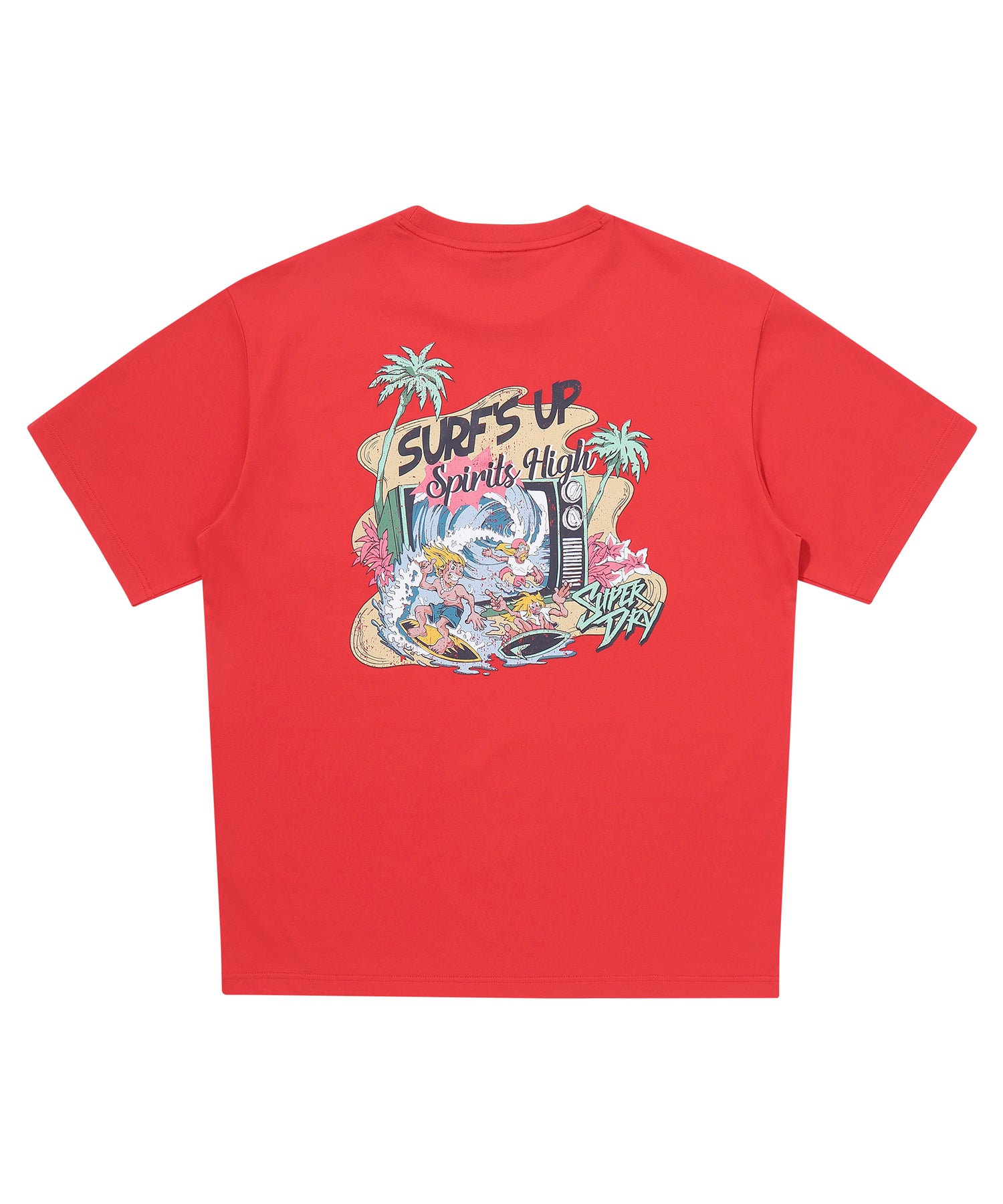 Surfing Spirits T-Shirt - Red