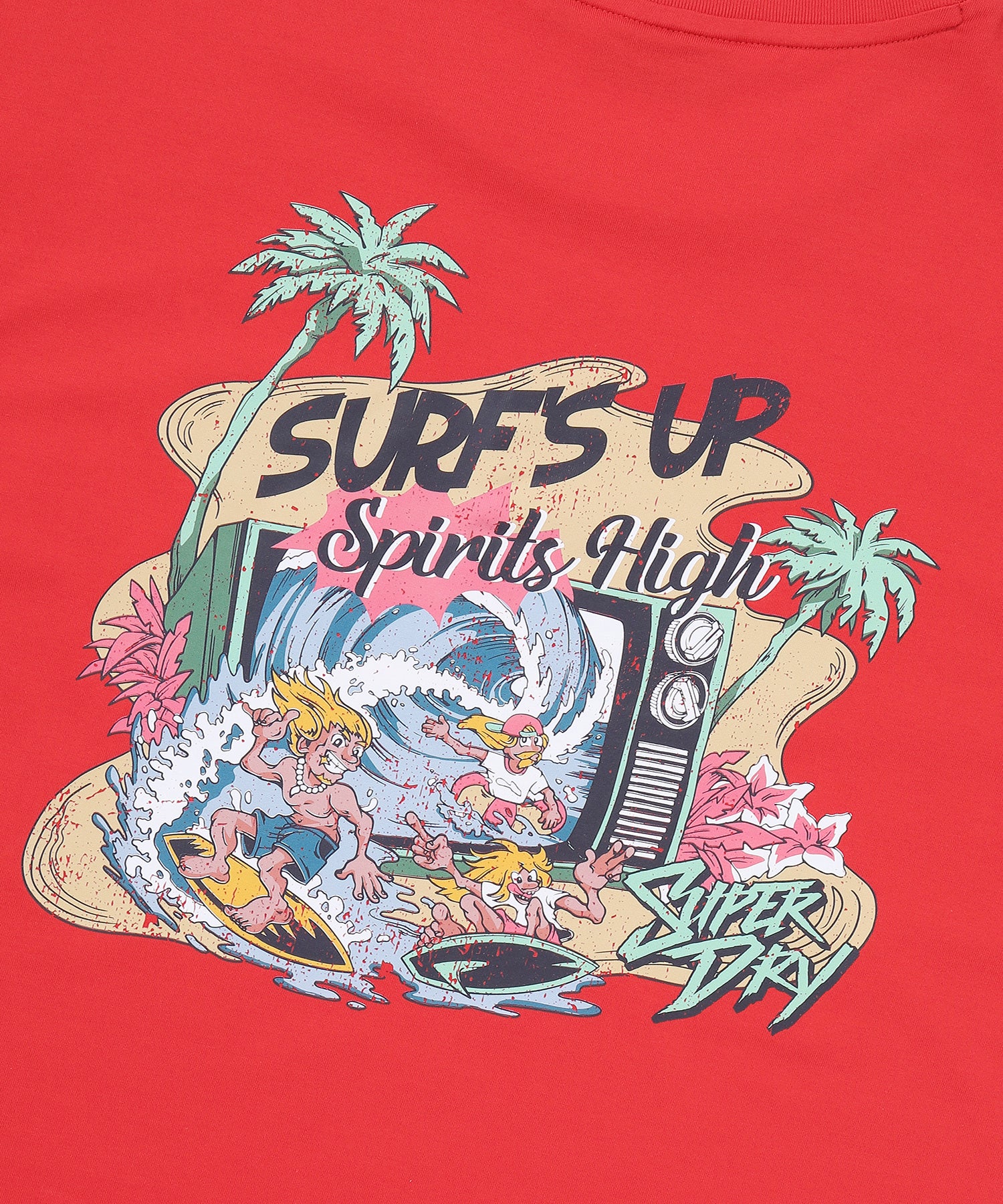 Surfing Spirits T-Shirt - Red