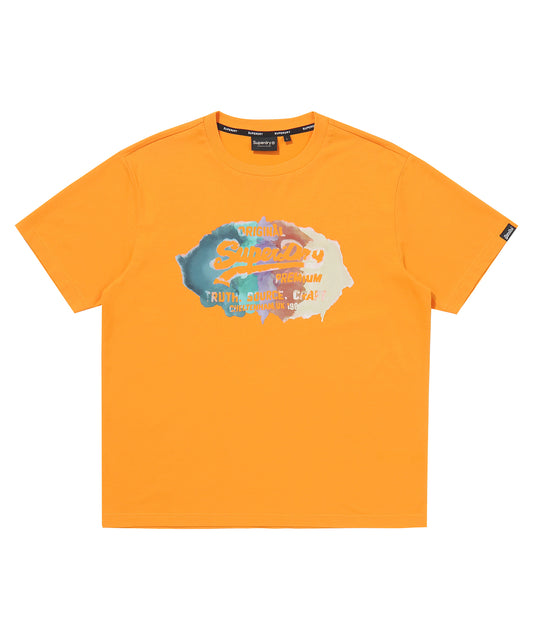 Watercolor Graphic T-Shirt - D/Yellow