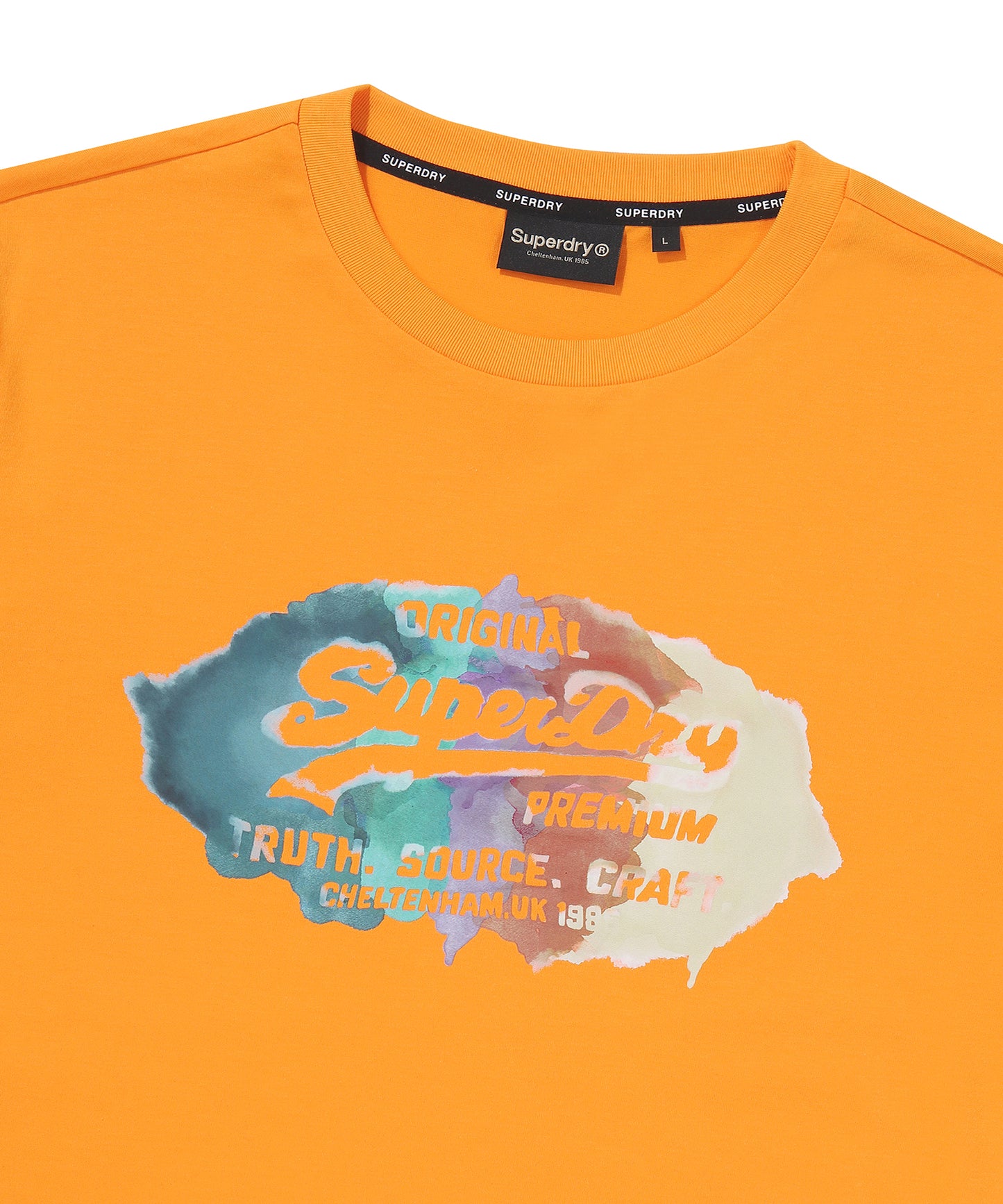 Watercolor Graphic T-Shirt - D/Yellow