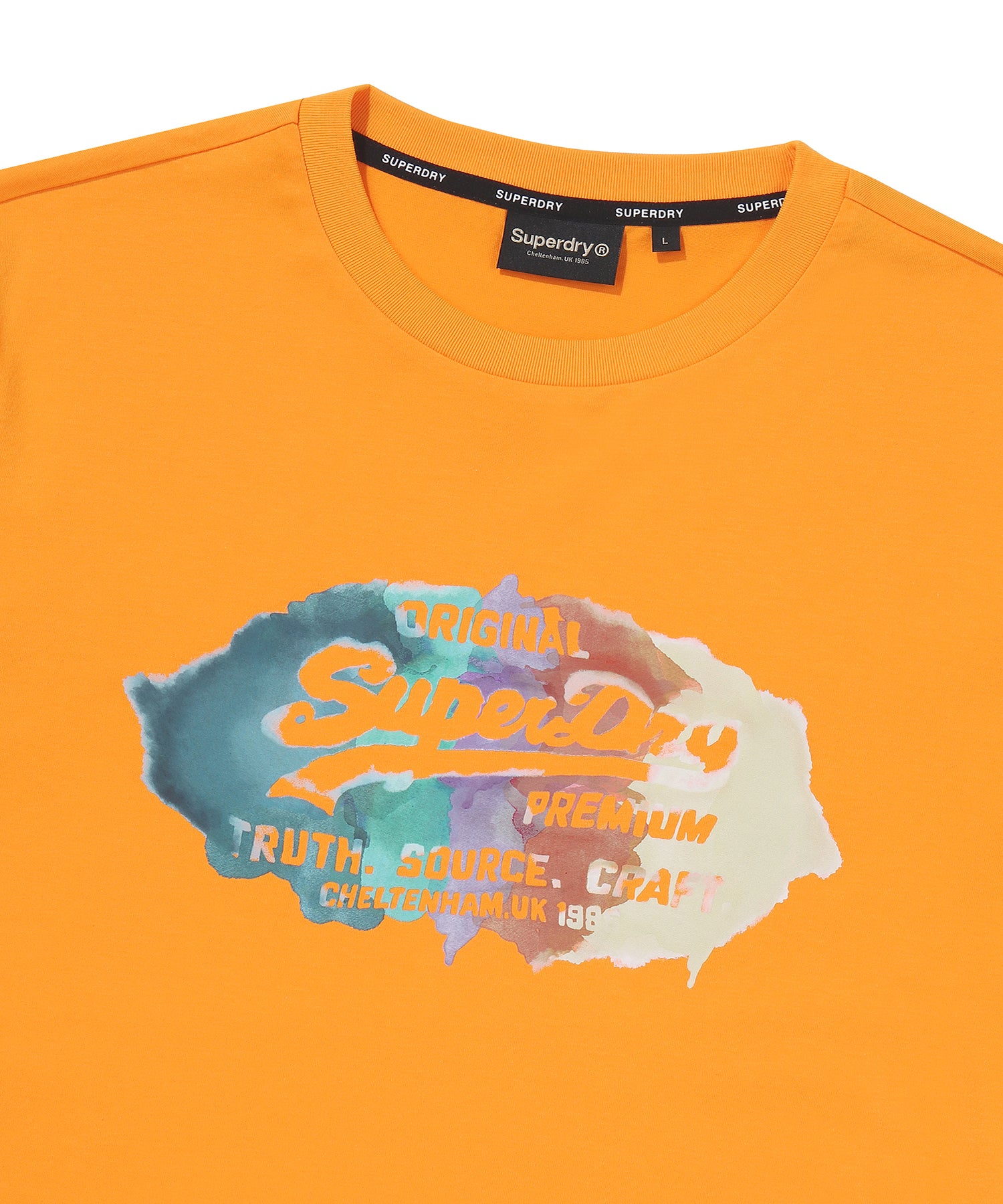 Watercolor Graphic T-Shirt - D/Yellow