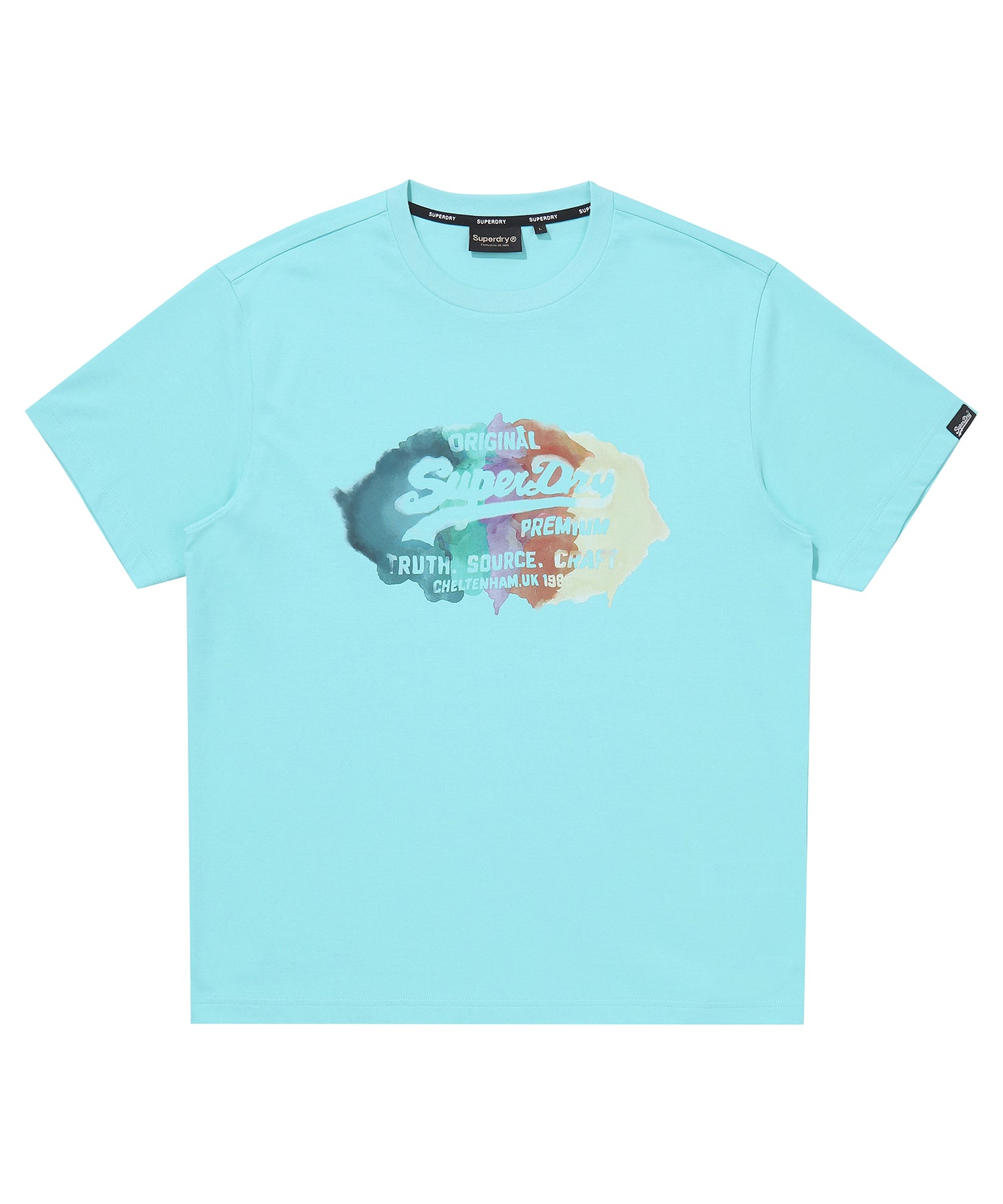 Watercolor Graphic T-Shirt - Mint