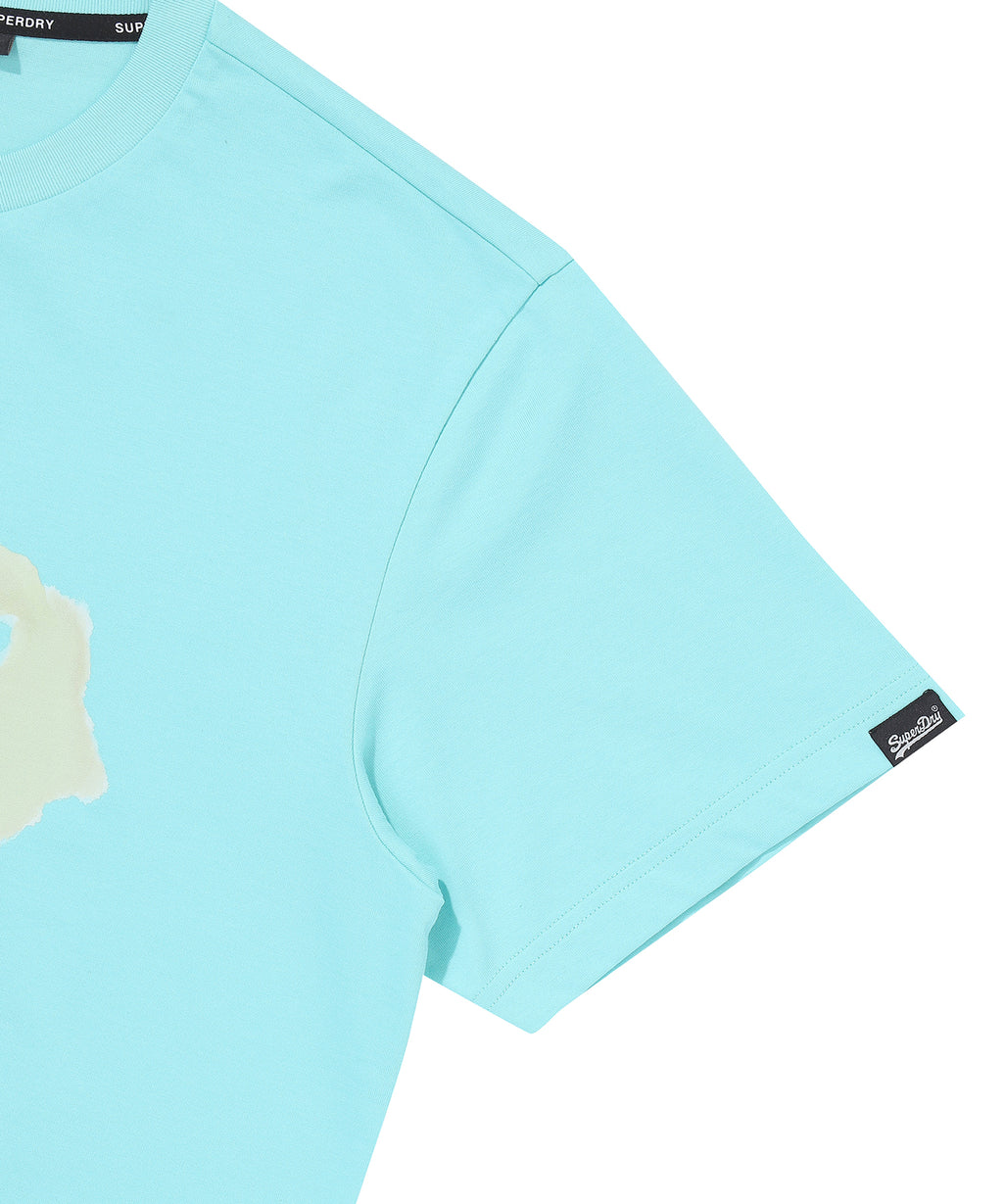 Watercolor Graphic T-Shirt - Mint