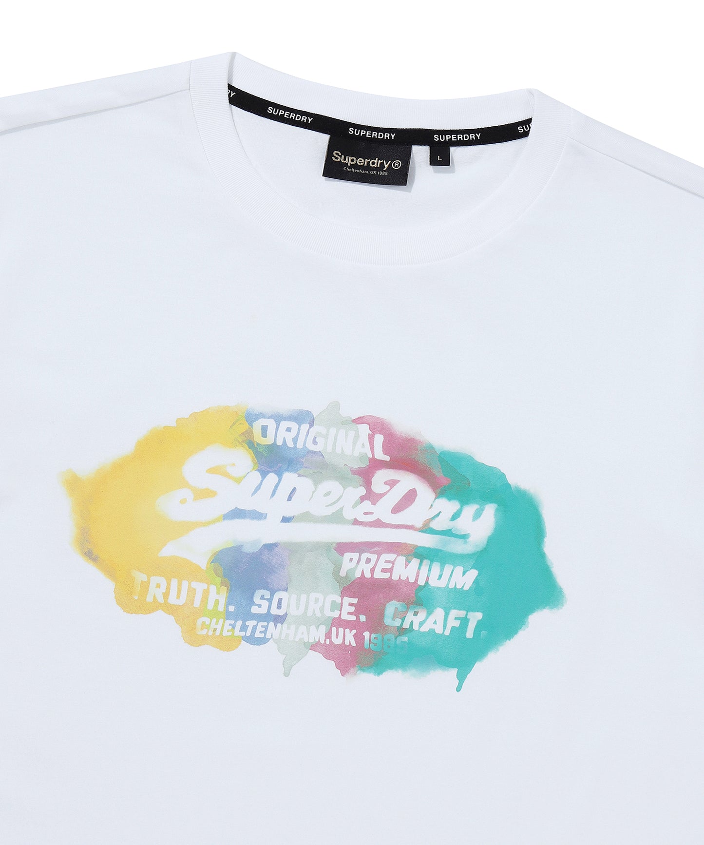 Watercolor Graphic T-Shirt - White