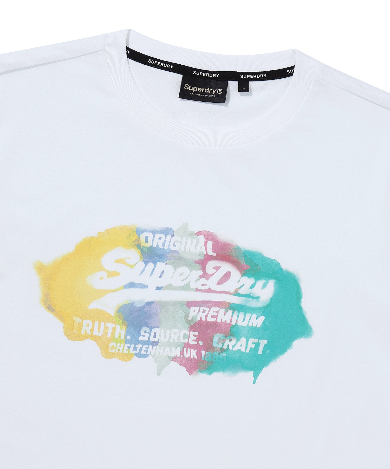 Watercolor Graphic T-Shirt - White