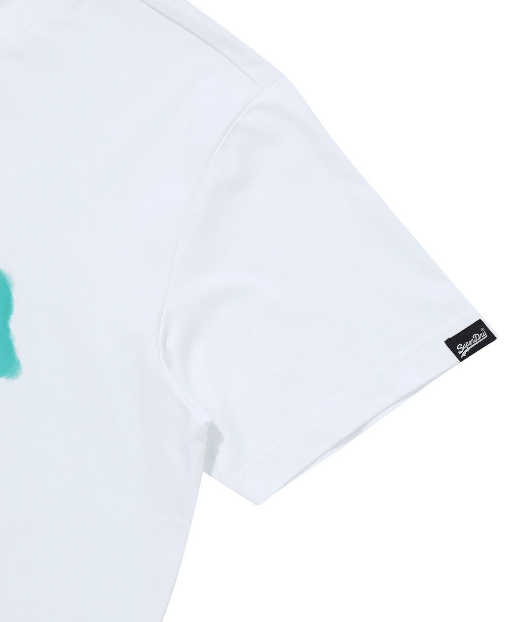 Watercolor Graphic T-Shirt - White