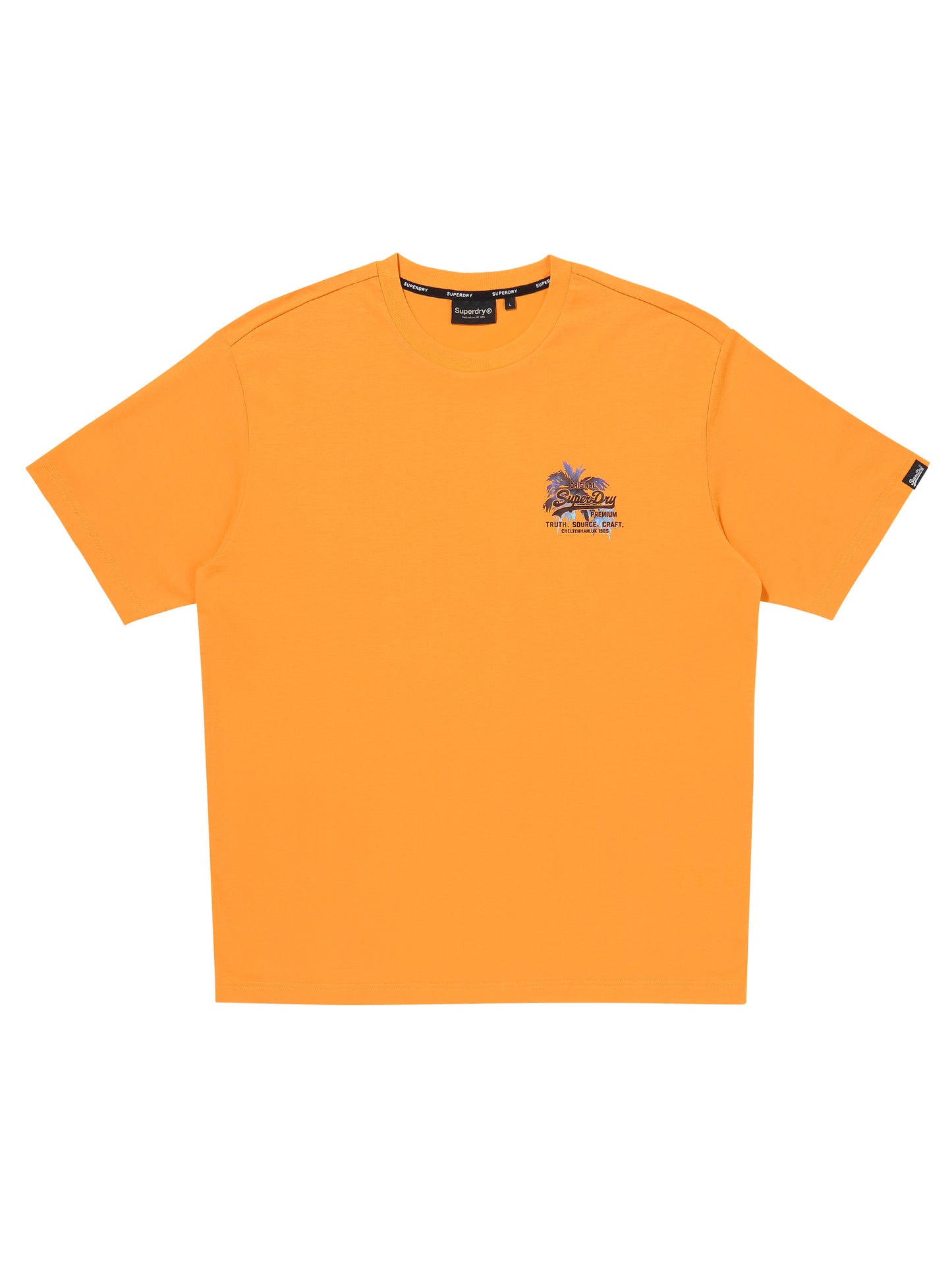 Original Palm Tree T-Shirt - Dark Yellow