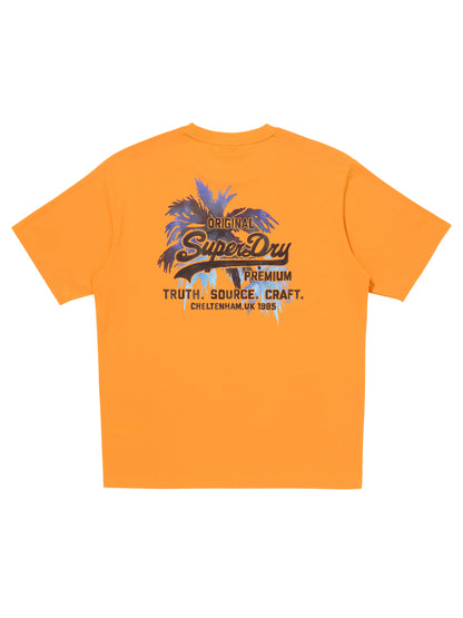 Original Palm Tree T-Shirt - Dark Yellow