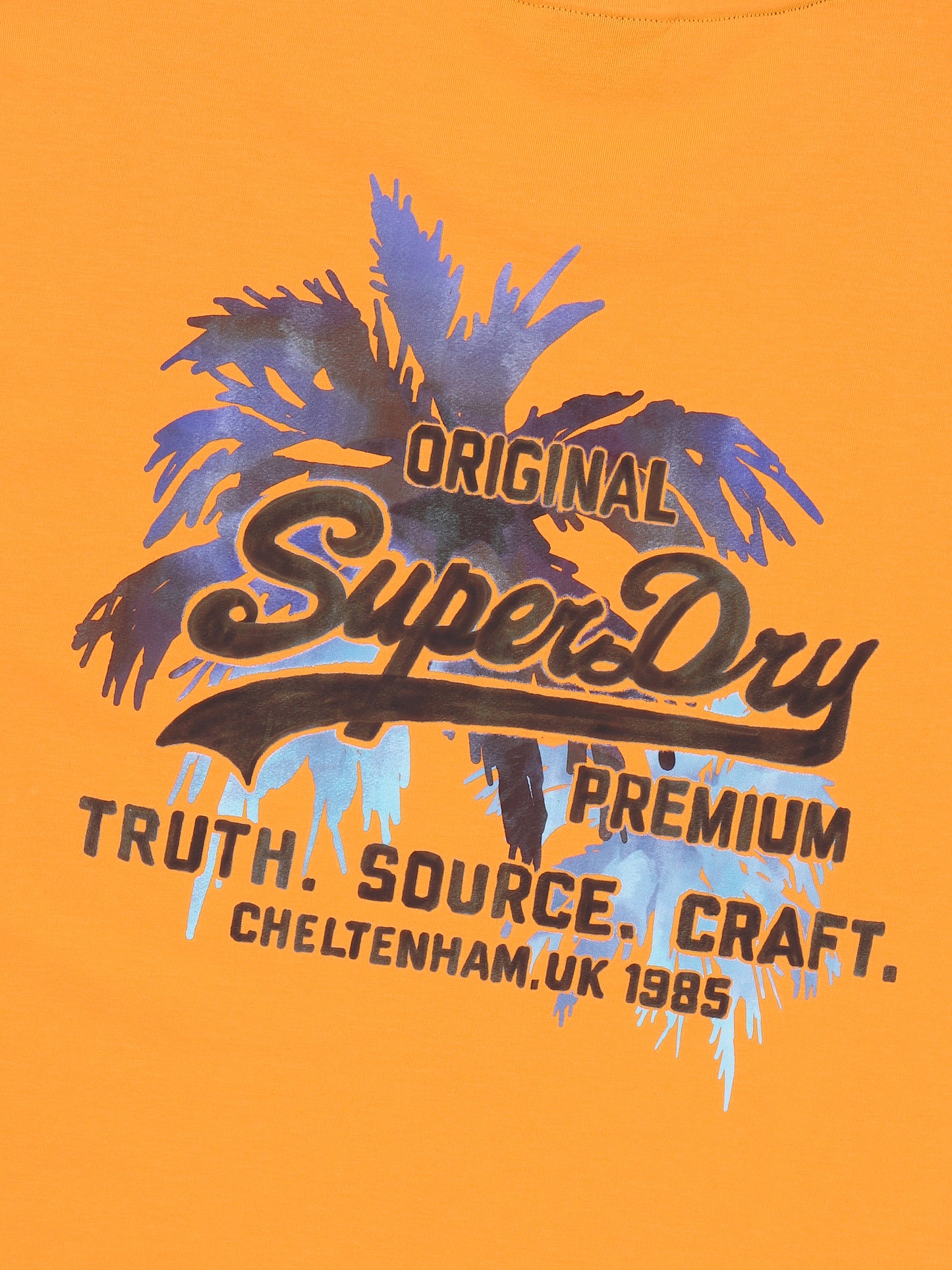 Original Palm Tree T-Shirt - Dark Yellow