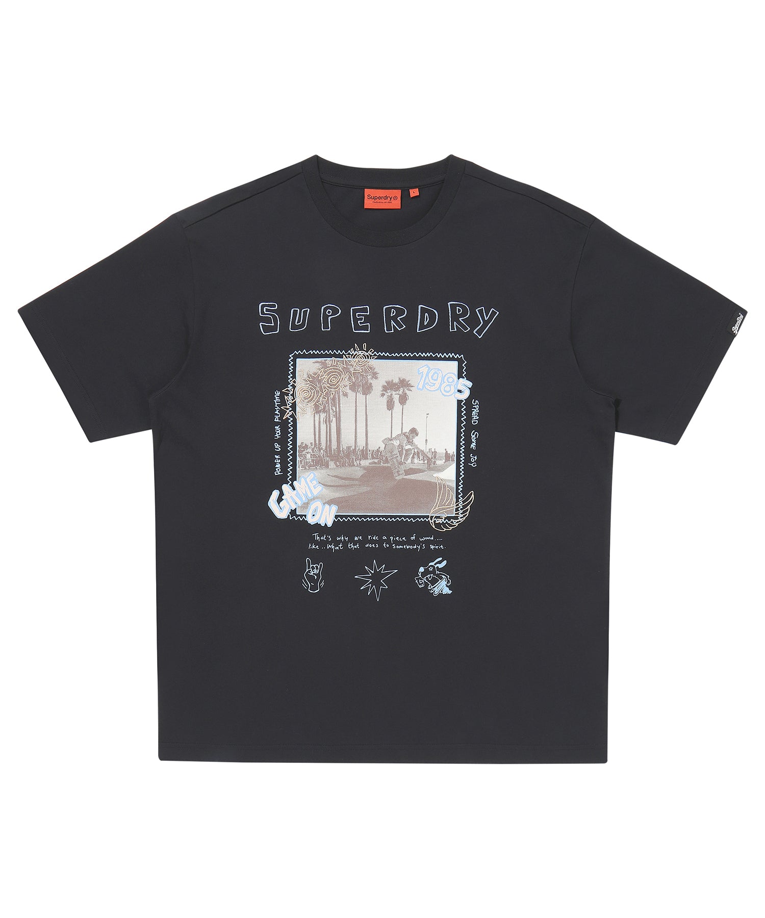 Summer Skating T-Shirt - Black