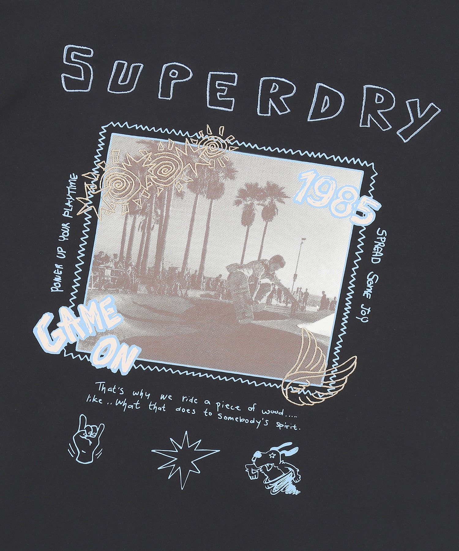 Summer Skating T-Shirt - Black
