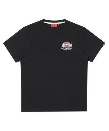 Flower Small Logo T-Shirt - Black