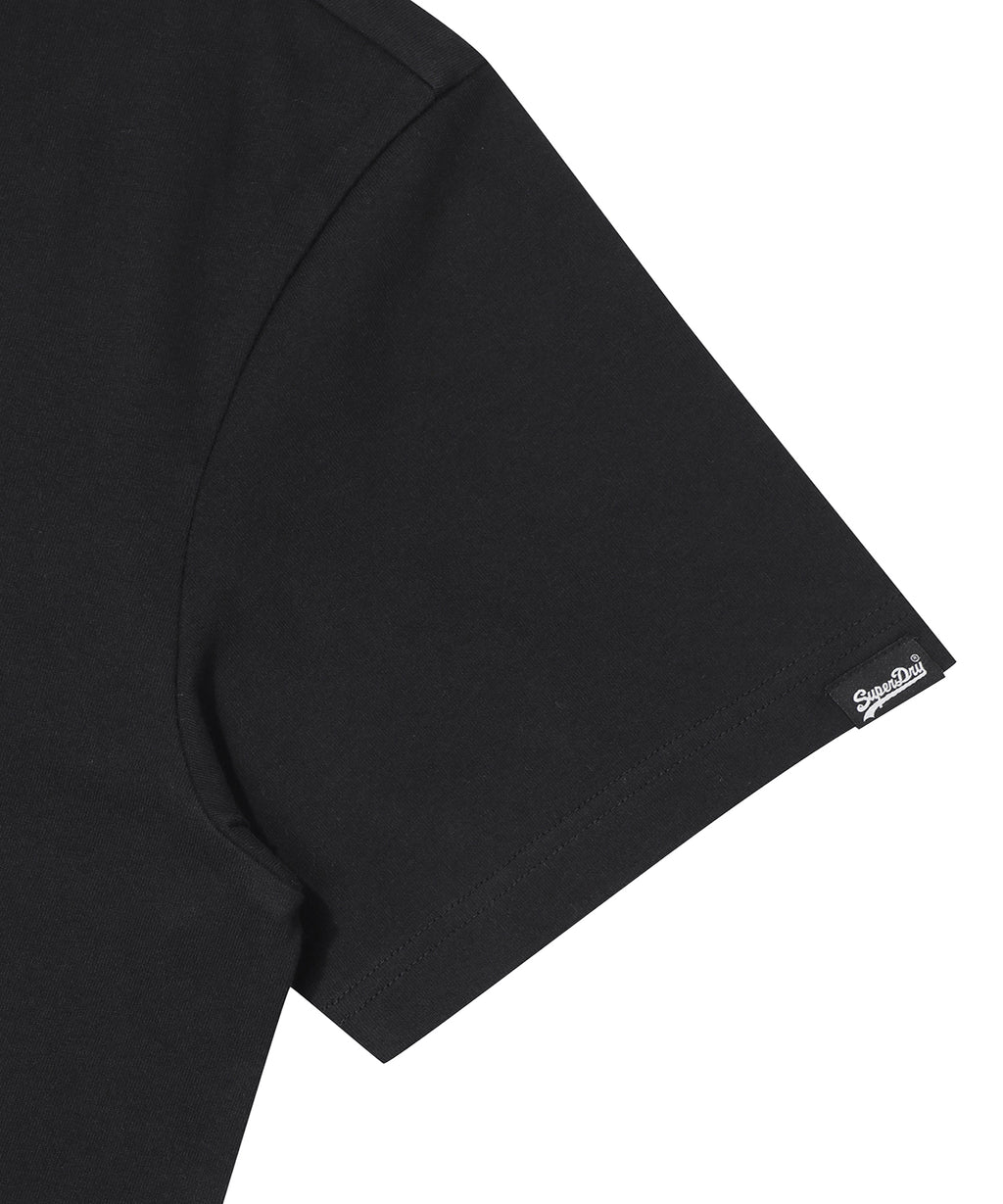 Flower Small Logo T-Shirt - Black