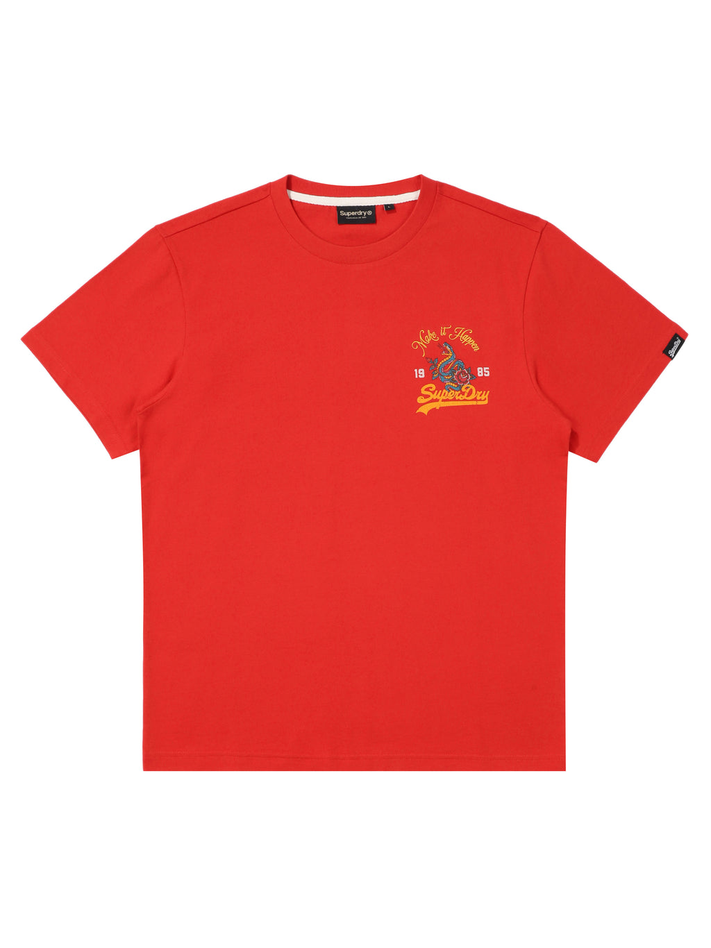 Snake Small Logo T-Shirt - Red