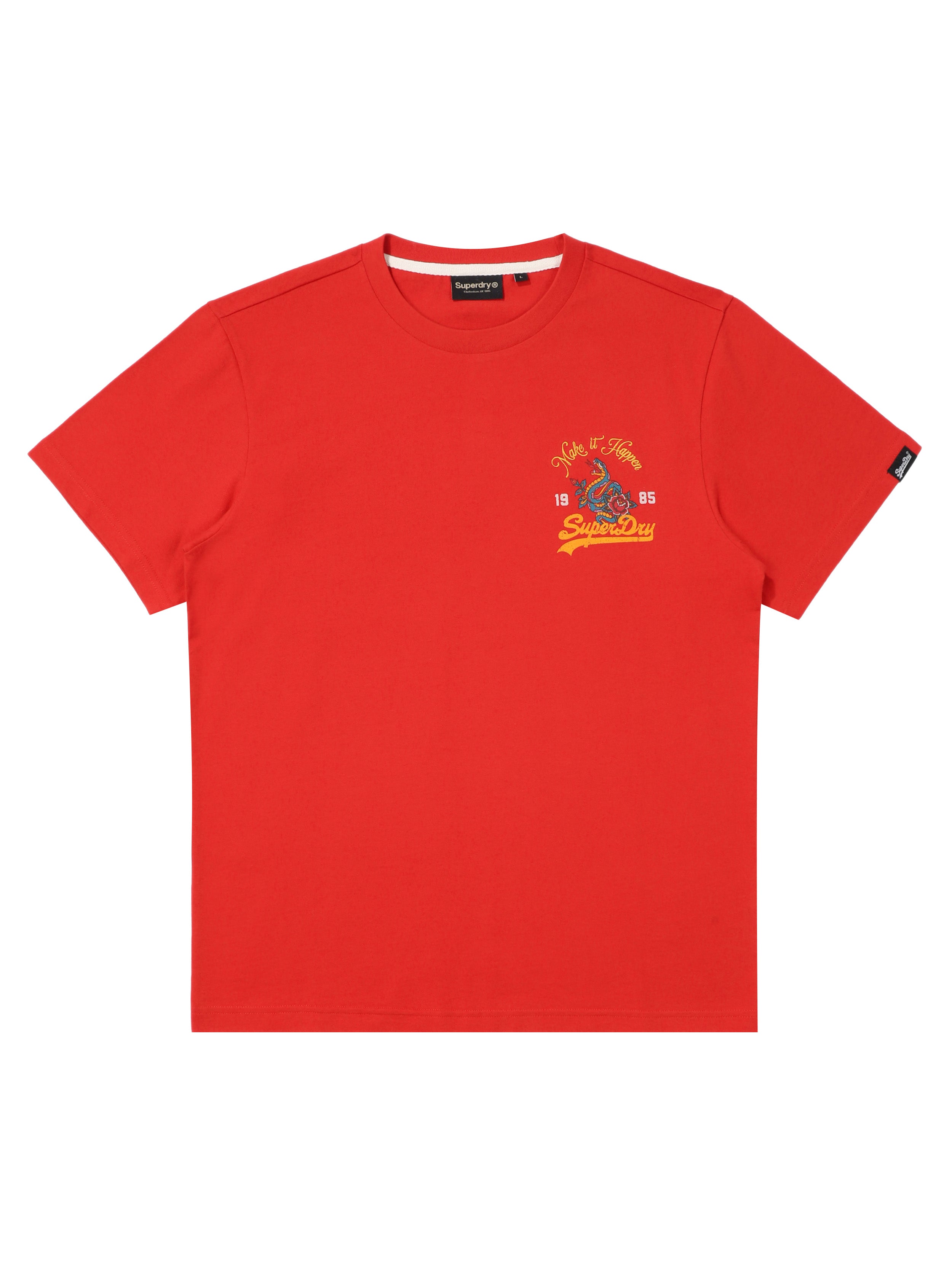 Snake Small Logo T-Shirt - Red