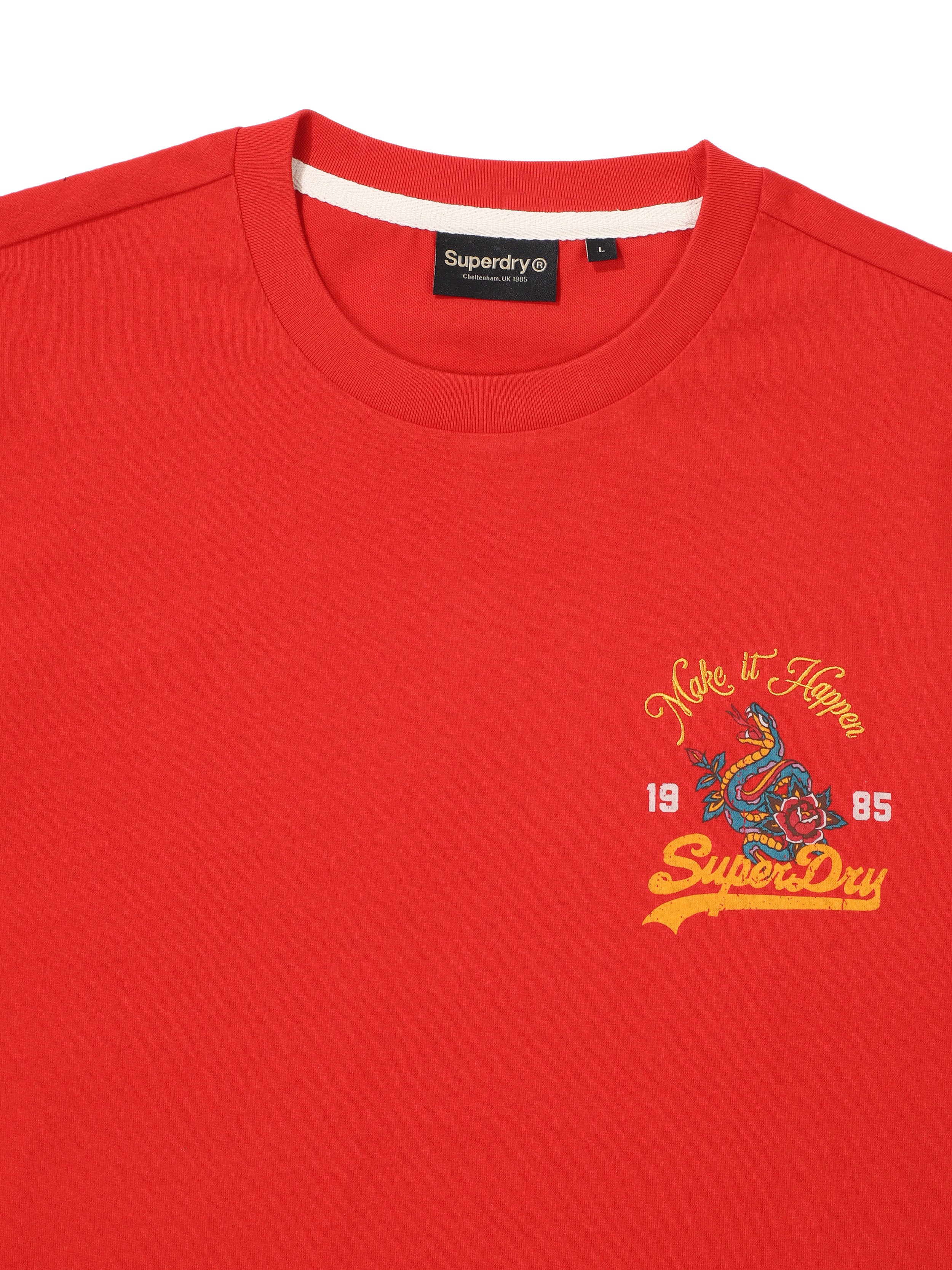Snake Small Logo T-Shirt - Red