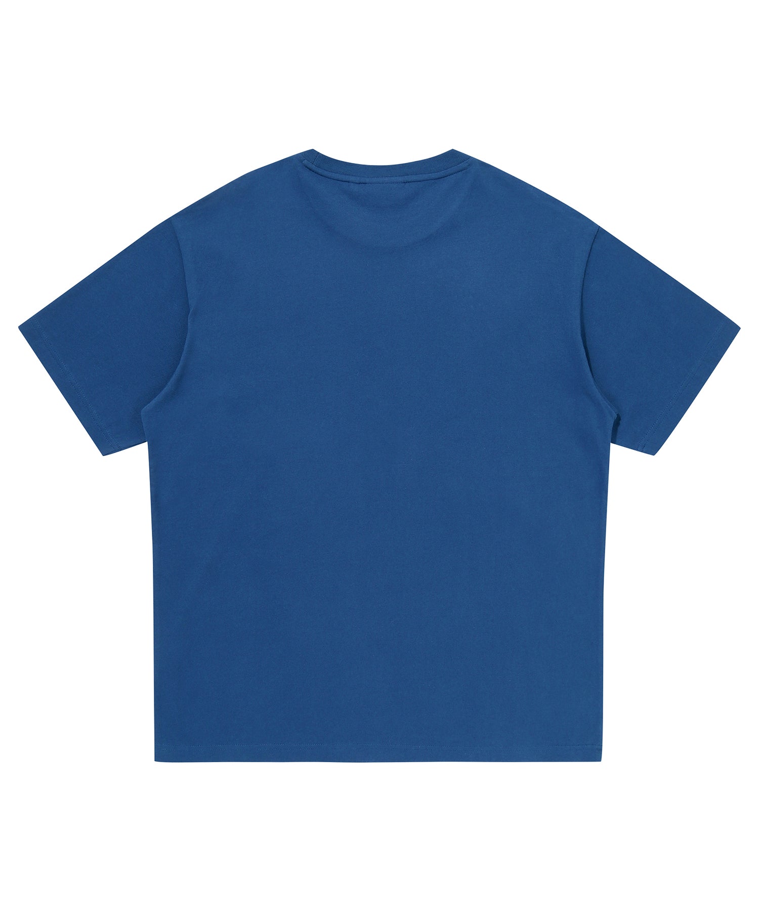 Overlap Graphic T-Shirt - D/Blue