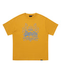 Overlap Graphic T-Shirt - Mustard
