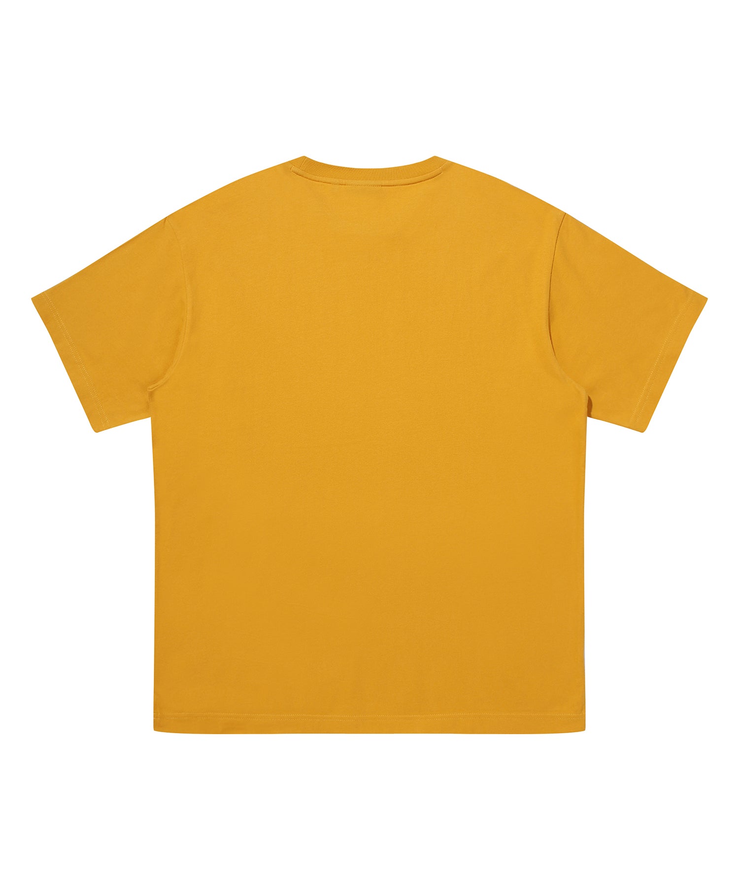 Overlap Graphic T-Shirt - Mustard