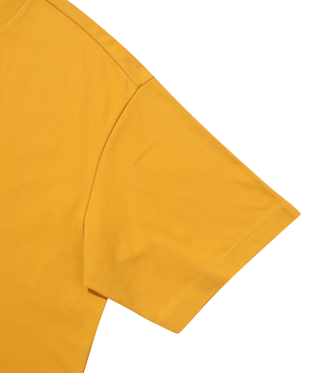 Overlap Graphic T-Shirt - Mustard