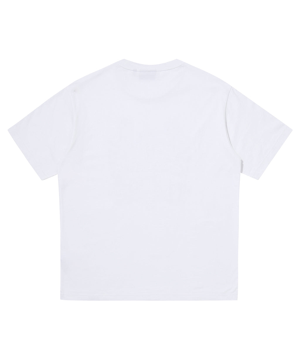 Overlap Graphic T-Shirt - White