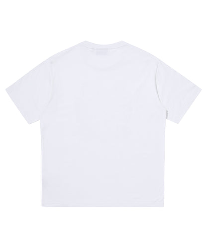 Overlap Graphic T-Shirt - White