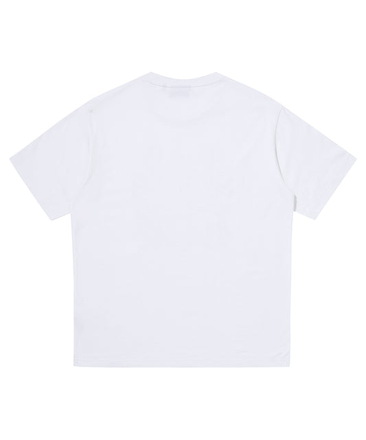 Overlap Graphic T-Shirt - White