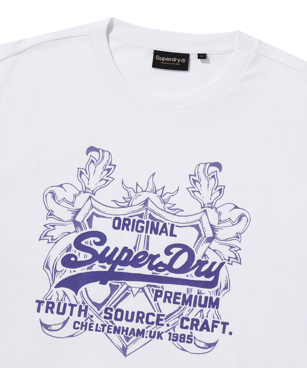 Overlap Graphic T-Shirt - White
