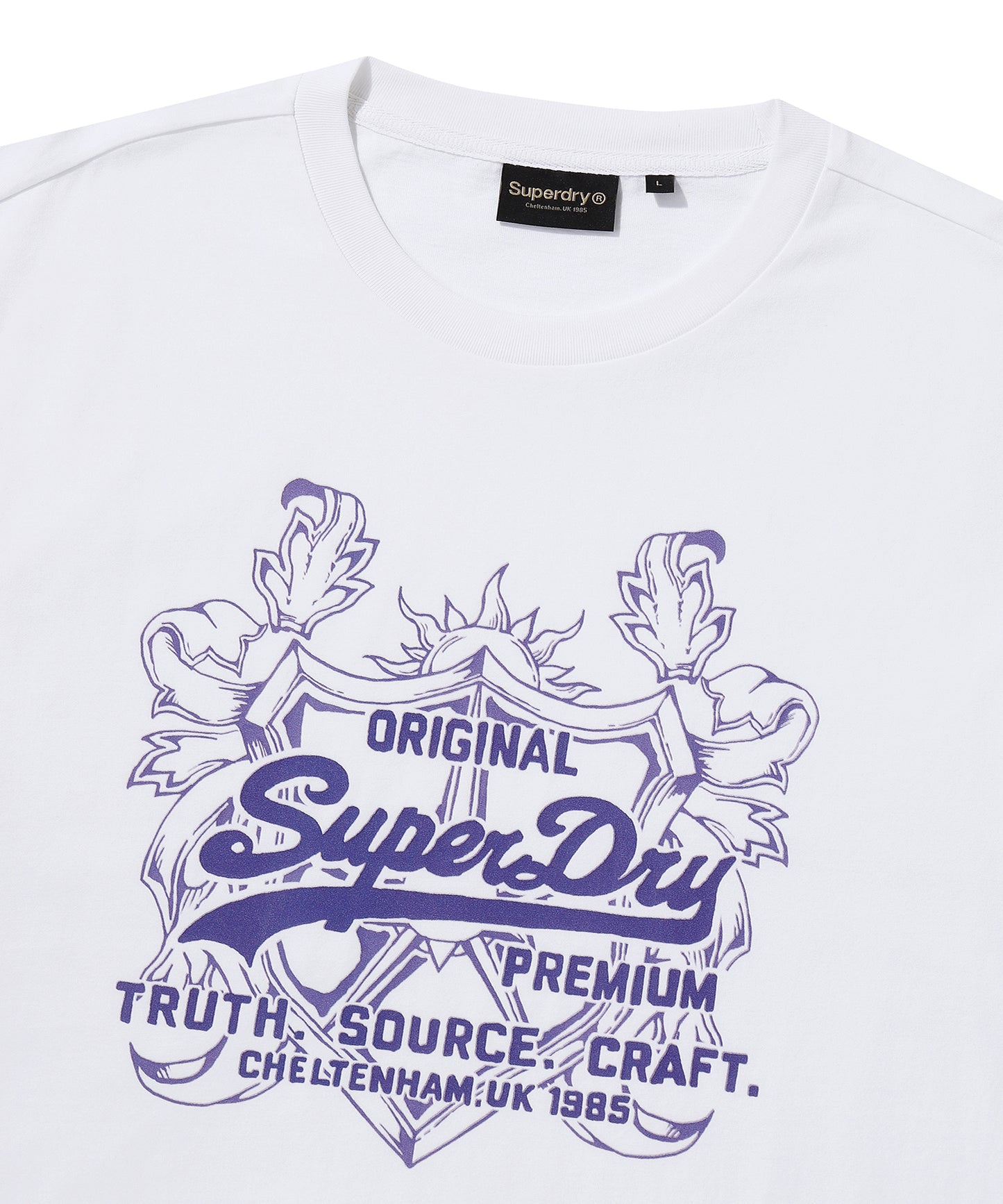 Overlap Graphic T-Shirt - White
