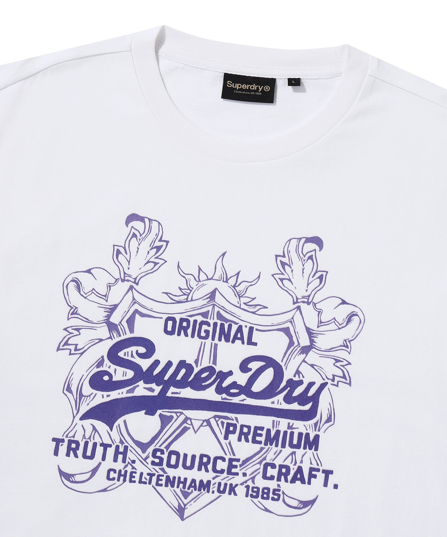 Overlap Graphic T-Shirt - White