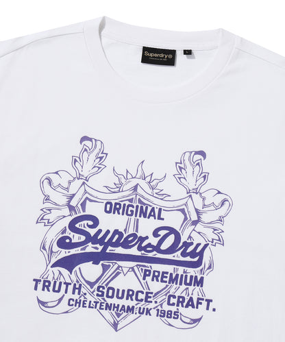 Overlap Graphic T-Shirt - White