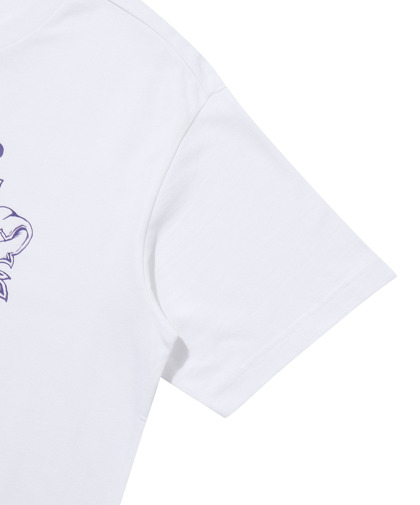 Overlap Graphic T-Shirt - White