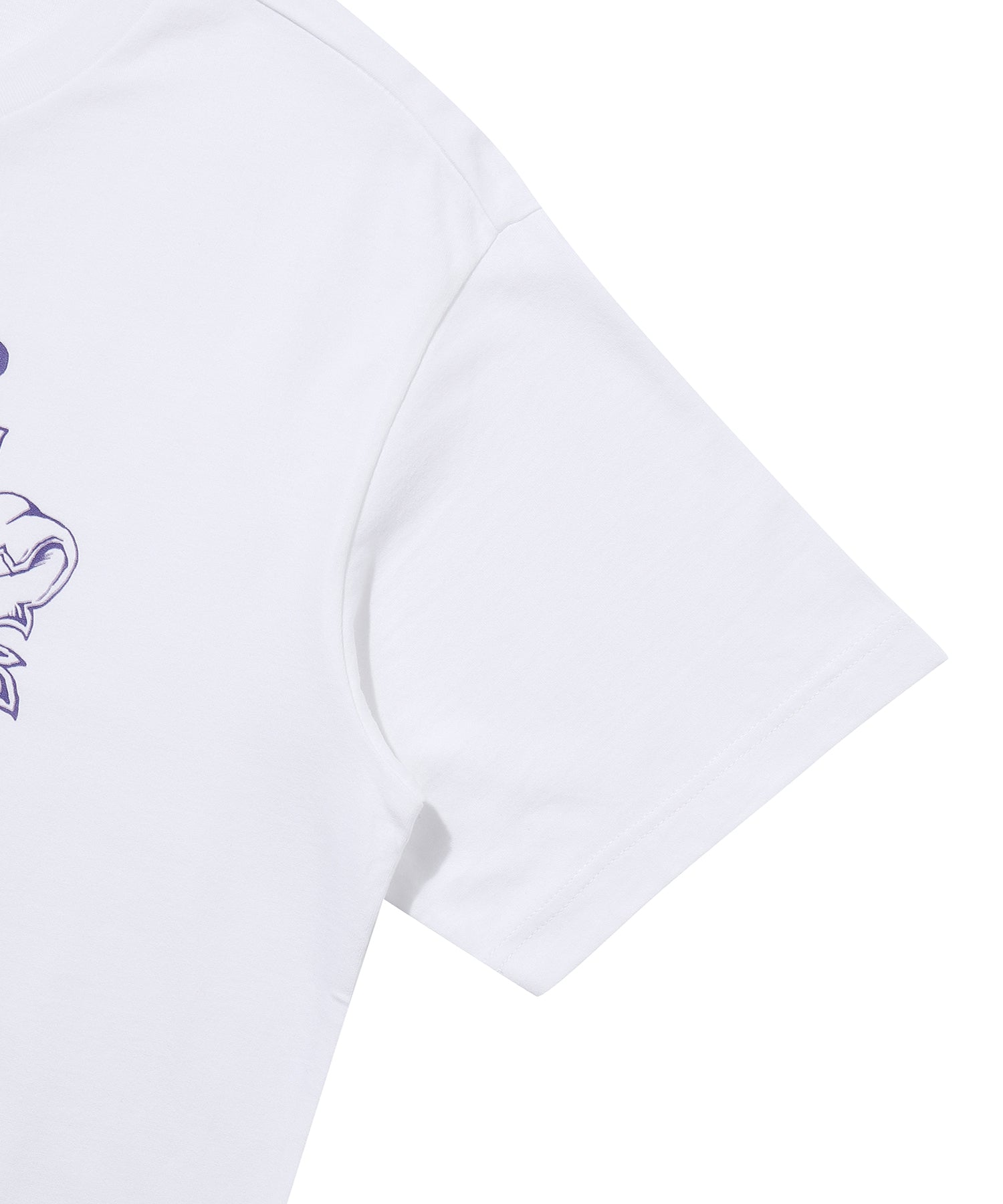 Overlap Graphic T-Shirt - White