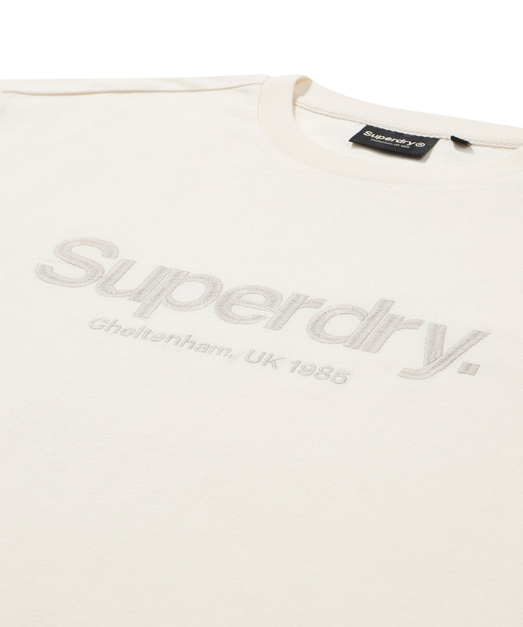 Core Mono Logo T-Shirt - Cream